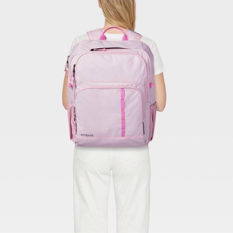 Embark Top-Load School Backpack with Reflective Tape for 15in Laptop