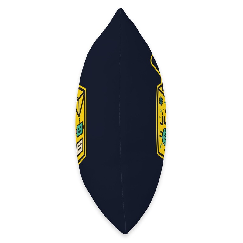 Funny AI Juice Artificial Intelligence Robot Tech Humor Throw Pillow