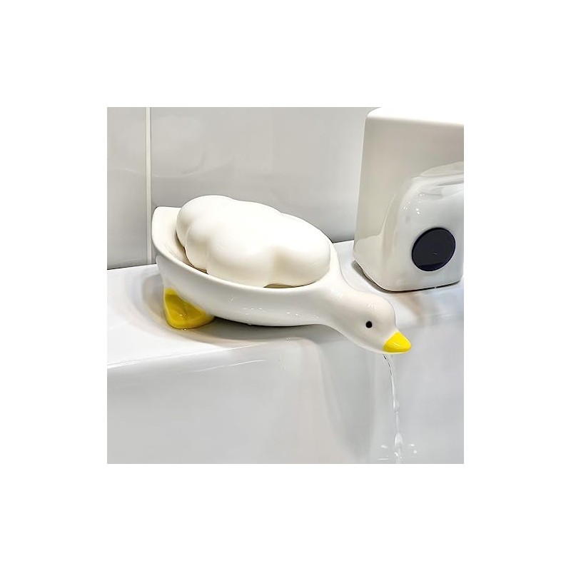 Soap Holder Soap Dish Duckie Soap Layer Draining Soap Box
