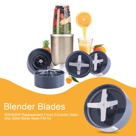 Additional blade for NutriBullet spare parts, blender blade, blender spare part extraction blade, 600 W 900 W stainless steel blade base, suitable for blender (900 W), broken blade mixer smoothie