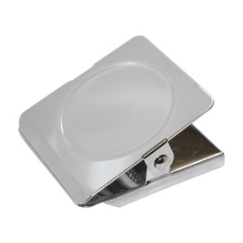 totalElement 1.75 Inch Square Magnetic Metal Clip, Refrigerator Magnet (4 Pack)