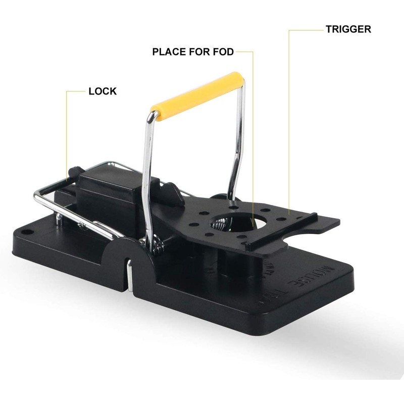 ASPECTEK Large Size Rat Trap, Reusable Rodent Solution, Pack of