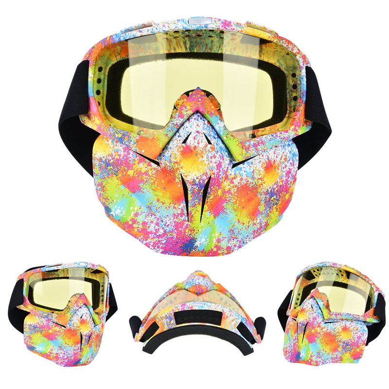 Outdoor Cycling Anti fog Anti wind Protective Goggles Mask Safety