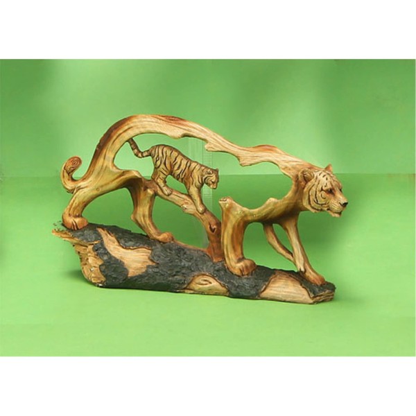 StealStreet SS-UG-MMD-192 4.5" Tiger in The Wild Woodlike Bust Scene