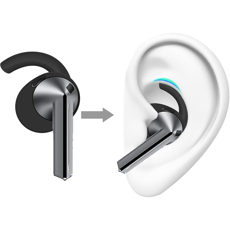 Rqker Sport Eartips Compatible with Galaxy Buds 3, 6 Pairs