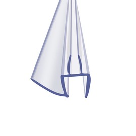 Cozylkx Frameless Glass Shower Door Sweep for 1/2" Glass, Bottom Seal with Drip Rail, 27.5" Long