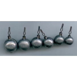 S & J tackle box  10 of 3/8 oz lead round drop shot weights ( BALL STYLE )
