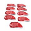 9pcs/set Golf Iron Head Covers Set Waterproof Golf Club Head
