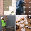 Washers, Foam Panels Washers, 47 mm PP Washers, Plastic Discs