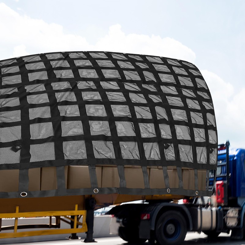 VEVOR Cargo Net with Mesh, 8' x 6.7' Cargo Net
