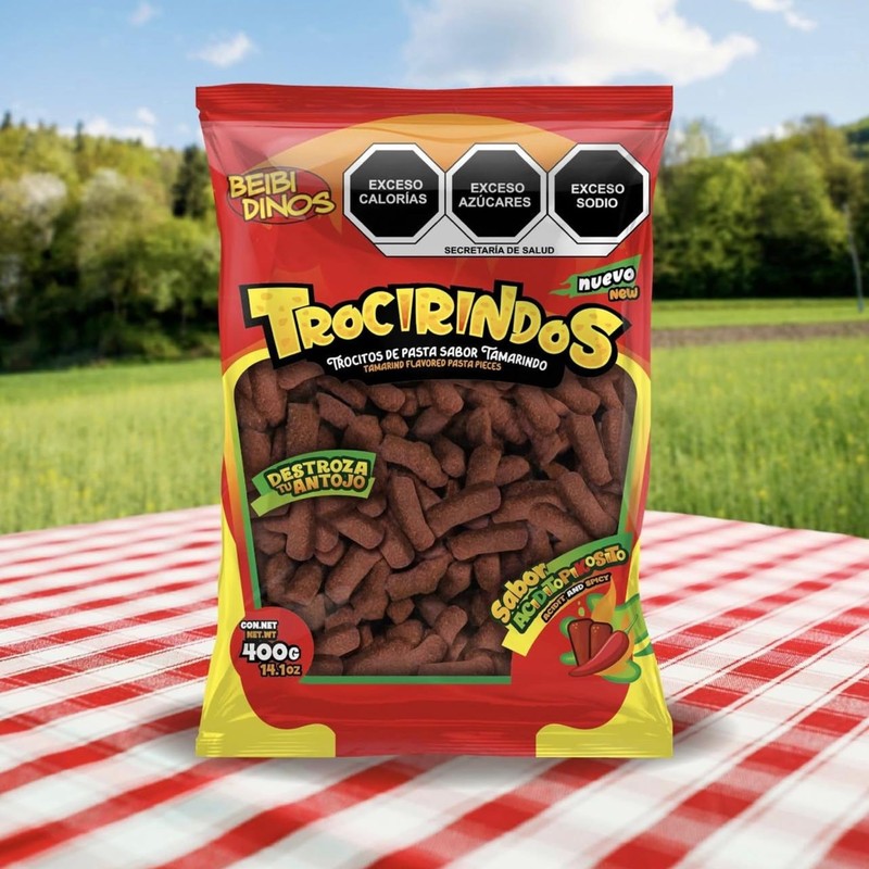 Trocirindos Tamarind Candy with Chili and Saladitos (Salted Plums), Spicy