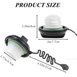 Car Fuel Cap Fuel Cap Cap for Ford Fiesta MK5 2001-2008 for Ford Transit Tank Cover Petrol Diesel 1580852, 7S61-9030-CB, 7S619030CB, E1F1-9030-AA