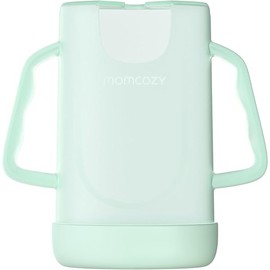 Momcozy Squeeze Pouch Holder for Food Pouches and Drink Boxes, Baby Pouch Holder Allows Baby to Self-Feed and Avoid Messes, Baby Food Pouch Holder Handle is Easy to Grip, Comfortable, Green