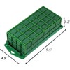 Lyellfe 2 Pieces Floral Foam Cage, Rectangular Flower Foam Holder,