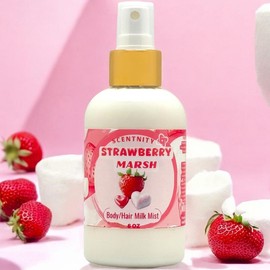 (HOT!) Sweet Body Milk Mist - Limited Edition Moisturizer:_Strawberry Marshmallow_4 OZ
