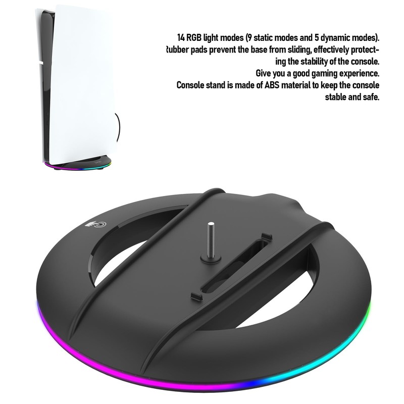 Vertical Stand for PS 5 Consoles, Base Stand for PS