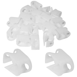 Uenhoy 20 Pcs Plastic Tubing Clamps, Small Hose Shut Off Clamps for 1/8" - 1/4" Tube O.D., Water Flow Control Hose Clip Laboratory Pinch Valve