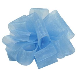 Offray Berwick LLC 978801 Berwick Simply Sheer Asiana Ribbon -1-1/2" W X 25 yd - Blue Mist Ribbon