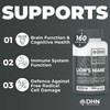**New Bonus Size** 160 Capsules of Premium Lion's Mane Mushroom