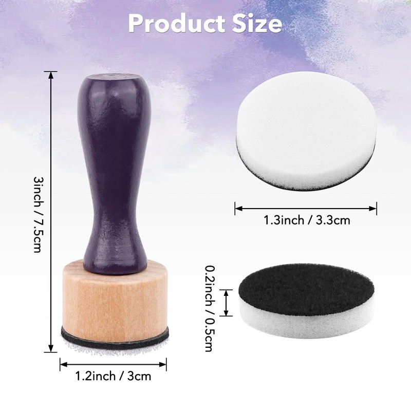 47 Packs Ink Blending Foam Pads Set, Include 8 Pcs