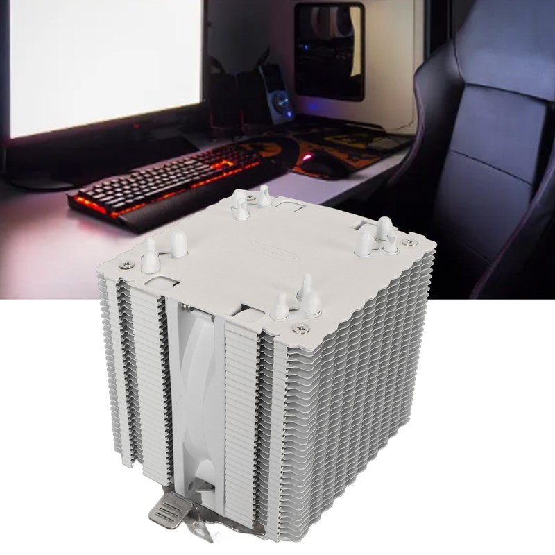 CPU Air Cooler 3.5in Dual Tower 6 Heat Pipes 3pin