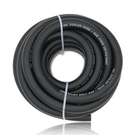 1/2 Transmission Oil Cooler Hose - 300 PSI Fuel Line Hose J1532 For Transmission Fluid, Oil, Coolant, Diesel, Hydraulic Fluid, Lubricant, Gas 20FT