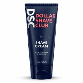 unbranded Shave Cream 6 Ounce (2 Pack) | Hydrating Shaving Cream for Sensitive Skin