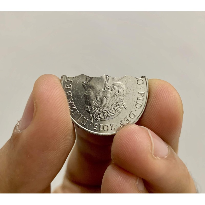 Close Up Magic Bitten and Restored Bite Out Coin Magic