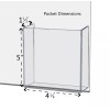 Marketing Holders 6 Pack 8.5"W x 11"H Wall Sign Holder