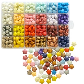 600PCS Sealing Wax Kit with Wax Stamp Beads, Lucky Star Wax Seal Beads Set for Letter Sealing and Envelope Stamp Wedding Invitation Wine Package Gift Wrapping (Colorful-Pink)