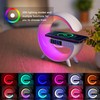 LeeNabao Mini Wireless Speaker Lamp with Alarm Clock, Wireless Charging,