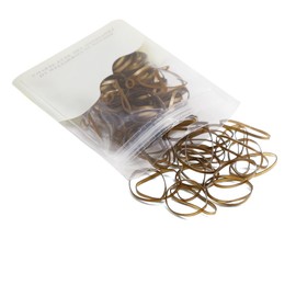 Dofash 2 x 75 mm Elastic Hair Bands, Rubber Bands for Hair, Elastic Hair Bands, Hair Bobbles for Women's Hair, Pack of 150 (Rose Gold)