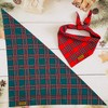 THLOH Christmas Dog Bandanas - 2 Pack Plaid Dog Bandana