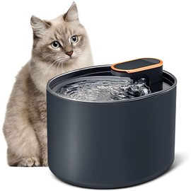 Cat Water Fountain Pet Fountain Dog Water Dispenser: Easy to Clean and Assemble-Filters Included-for Multi Pet Households 3L