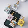 HIGHAWK Pump Bottle Soap Dispenser Refill Bottle Cute Ceramic Bathroom
