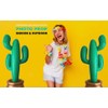 GiftExpress 2 Pack Inflatable 36" Cactus Prop Décor for Mexicano