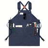 Full Bib Work Apron for Woodworking, Gardening & Kitchen Tasks