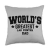 Funny Dad Mix Dog Breed Graphics Lab-Pointer Dog Mix Dad