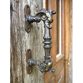 Antikas – Handle, Door Handle In Wilhelminian style, Fabel, Iron