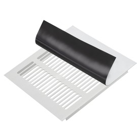 PATIKIL 13.7" x 13.7" Magnetic Vent Cover, Floor Wall Air Registers Cover Magnet Vent Blocker for Home RV HVAC Fireplace Furnace, White