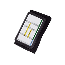 Pro Athletics QB Playbook Wristband - Football Quarterback Play Wristbands for Adults - Wrist Coach for All Sports with 3 Compartments, 1 Pack