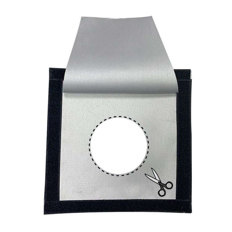 FIREHIKING Hot Tent Stove Jack 9" x 7.8" with Rain