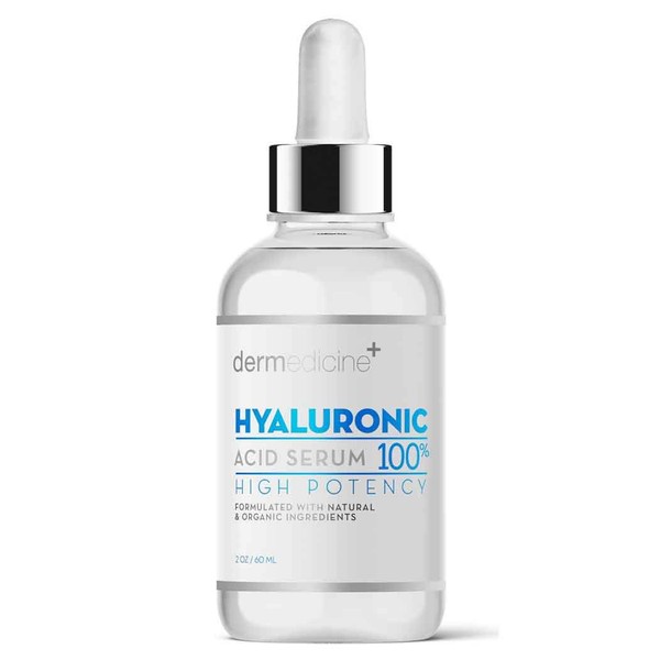 100% Pure Hyaluronic Acid Serum Anti Aging Serum Moisture and Hydration for Your Face 2oz