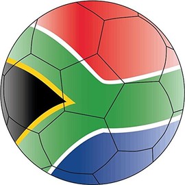 Zirni South Africa Soccer Ball Flag Football Sport Sticker Decal Design