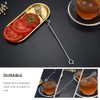 Lurrose Set of 3 Stainless Steel Long Handle Honey Stirrer