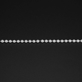 Ymiko 4mm 40m/roll Faux Pearl Beads Chain Pearl String for DIY Ornaments Beads Festival Party DecorFlowers Garland Wedding Party Decoration Bridal Bouquet and Chandelier (White)