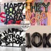 Lovoir 40 Inch Large Black Letter A Mylar Balloons for