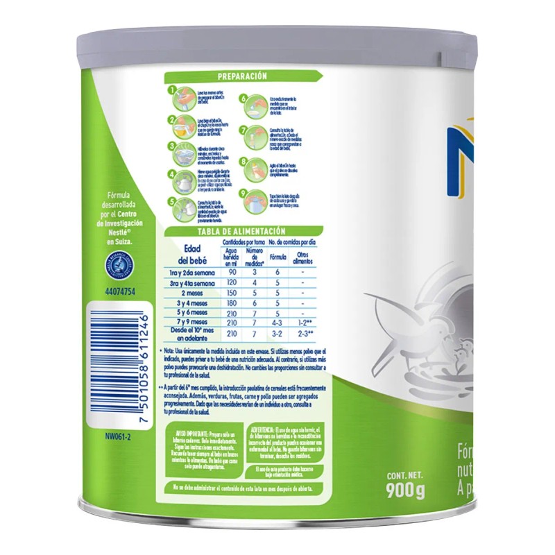 Nan fórmula en polvo nestlé expert pro en lata de
