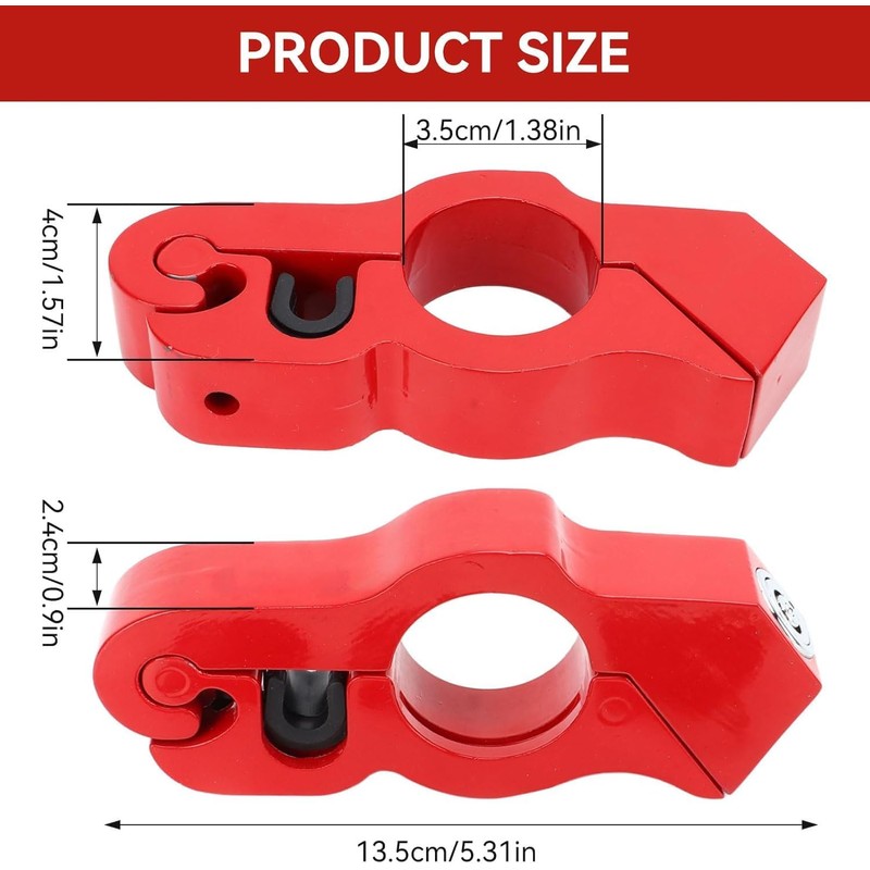 POFET Motorcycle Lock Front Brake and Clutch Locks for Dirt