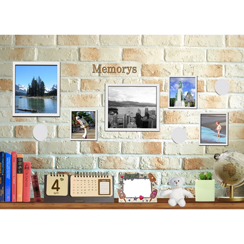 OYEAA 4 Double Sided Sticky Pads 3.15 Inches Round Adhesive